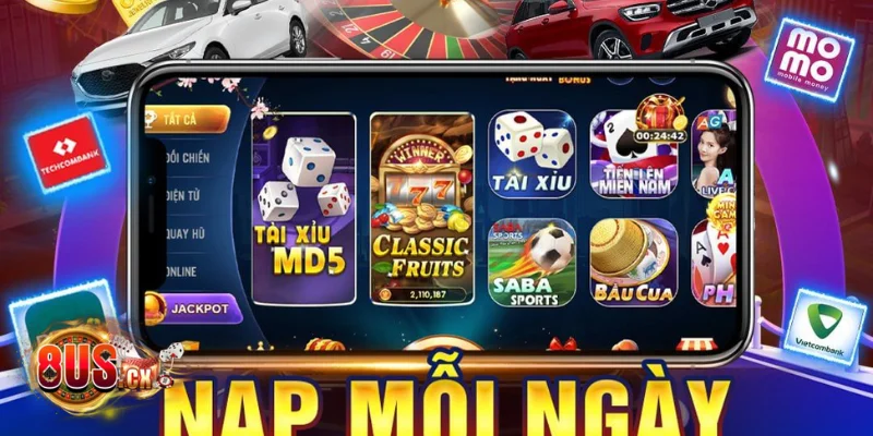 Lợi ích vượt trội khi tải app 8US