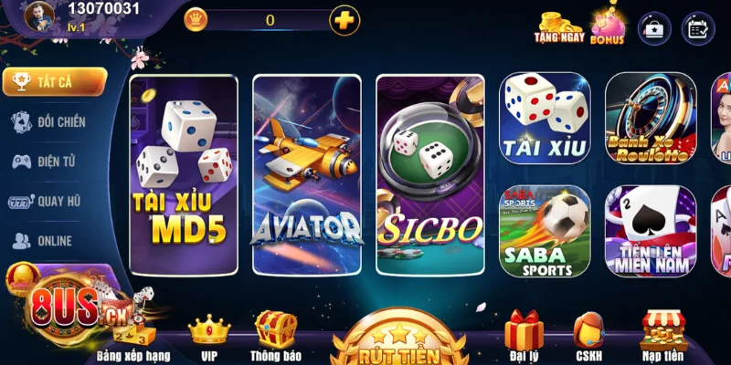 Tổng quan về 8US game uy tín
