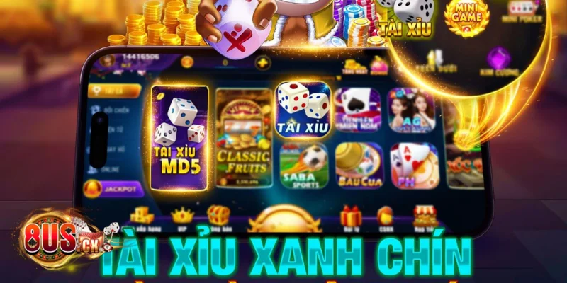 Truy cập link vào cổng game 8US trên điện thoại thông minh